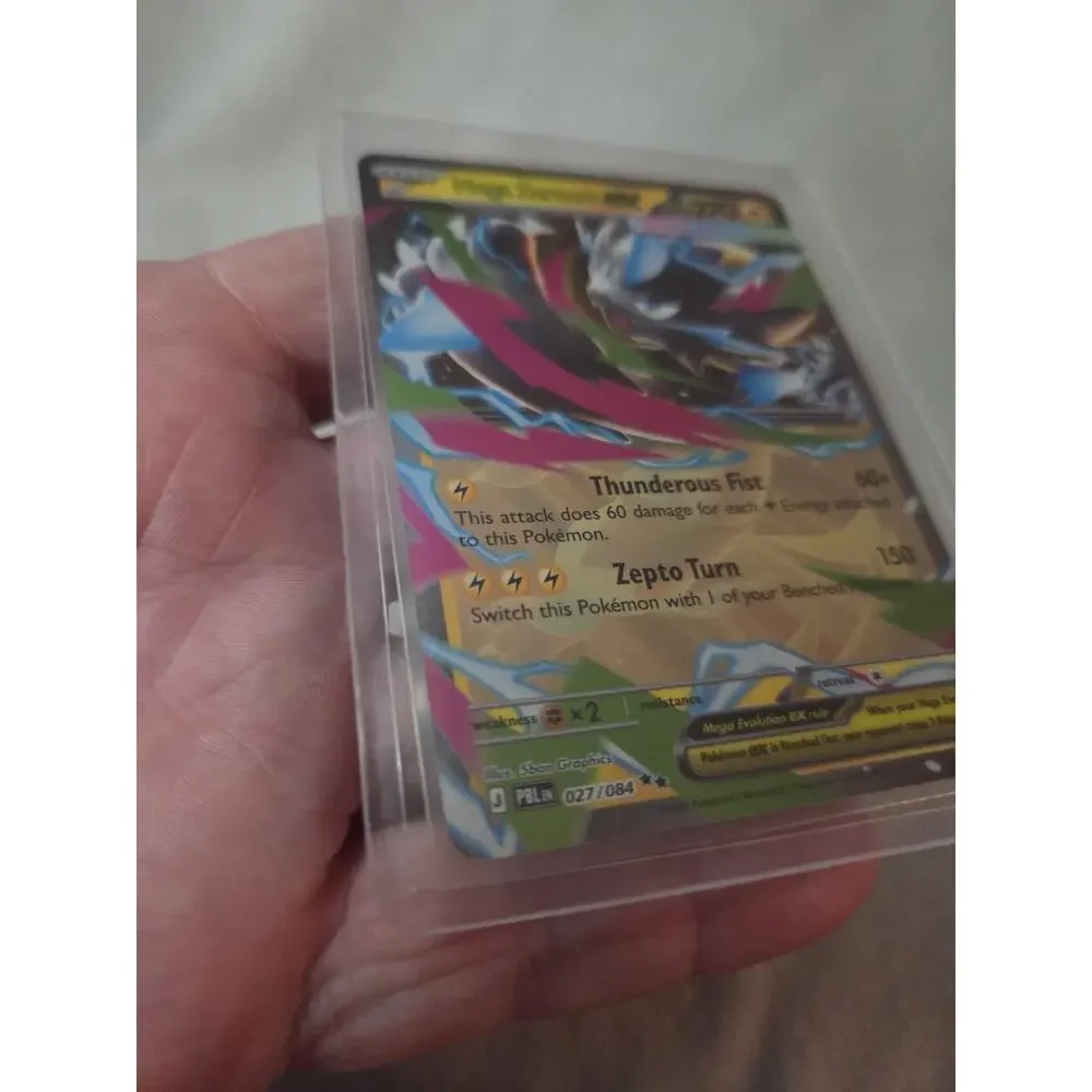 Mega Zeraora ex 027/084 Double Rare Pitch Black Pokemon New